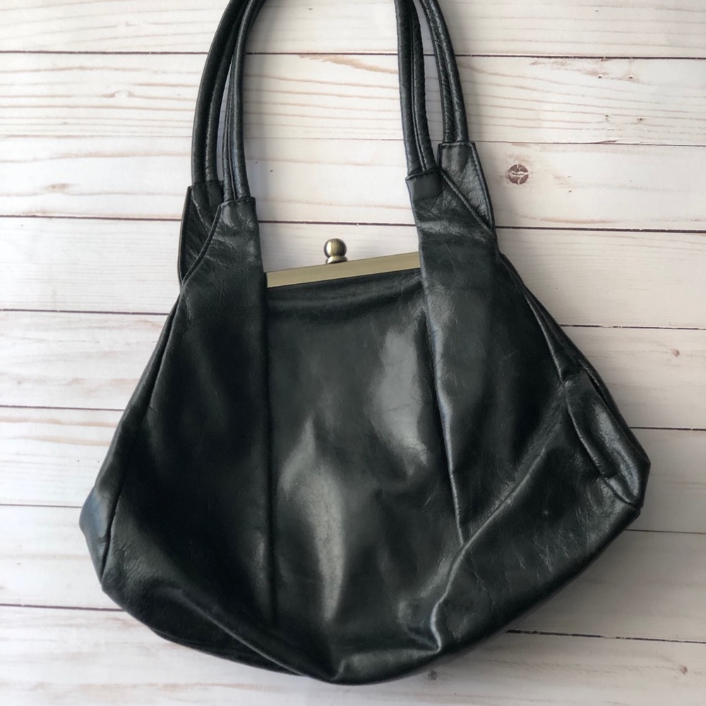 HOBO Black Leather Handbag